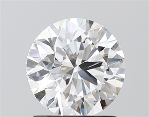 Picture of Lab Grown Diamond 1.31 Carats, Round with Ideal Cut, D Color, VVS2 Clarity and Certified by IGI