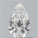 Natural Diamond 0.50 Carats, Pear with  Cut, F Color, VVS2 Clarity and Certified by GIA