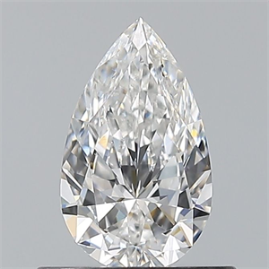 Picture of Natural Diamond 0.50 Carats, Pear with  Cut, F Color, VVS2 Clarity and Certified by GIA