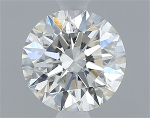 Picture of Natural Diamond 0.56 Carats, Round with Excellent Cut, H Color, SI1 Clarity and Certified by GIA