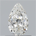 Natural Diamond 0.50 Carats, Pear with  Cut, G Color, VS1 Clarity and Certified by GIA