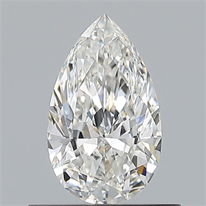 Picture of Natural Diamond 0.50 Carats, Pear with  Cut, G Color, VS1 Clarity and Certified by GIA