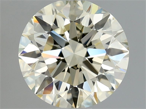 Picture of Natural Diamond 0.90 Carats, Round with Very Good Cut, M Color, VVS2 Clarity and Certified by HRD