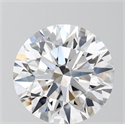 Lab Grown Diamond 3.02 Carats, Round with Ideal Cut, E Color, VS1 Clarity and Certified by IGI