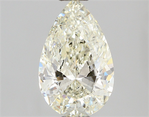 Picture of Natural Diamond 1.00 Carats, Pear with  Cut, L Color, SI2 Clarity and Certified by GIA