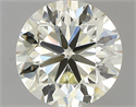Natural Diamond 0.90 Carats, Round with Very Good Cut, M Color, SI1 Clarity and Certified by IGI