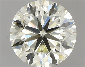 Picture of Natural Diamond 0.90 Carats, Round with Very Good Cut, M Color, SI1 Clarity and Certified by IGI