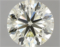 Natural Diamond 0.90 Carats, Round with Very Good Cut, M Color, SI1 Clarity and Certified by IGI