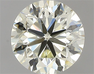 Picture of Natural Diamond 0.90 Carats, Round with Very Good Cut, M Color, SI1 Clarity and Certified by IGI