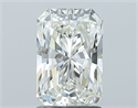 Natural Diamond 1.52 Carats, Radiant with  Cut, I Color, SI1 Clarity and Certified by GIA