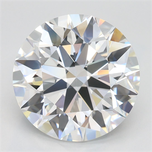 Picture of Lab Grown Diamond 4.82 Carats, Round with Excellent Cut, D Color, VVS1 Clarity and Certified by GIA