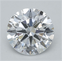 Lab Grown Diamond 1.15 Carats, Round with Ideal Cut, D Color, VVS2 Clarity and Certified by IGI