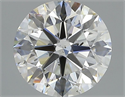 Natural Diamond 1.70 Carats, Round with Excellent Cut, E Color, SI1 Clarity and Certified by GIA