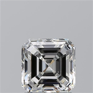 Picture of Natural Diamond 1.50 Carats, Asscher with  Cut, G Color, VS2 Clarity and Certified by GIA