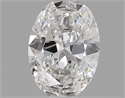 Natural Diamond 0.42 Carats, Oval with  Cut, E Color, IF Clarity and Certified by GIA