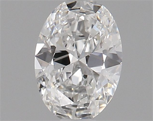 Picture of Natural Diamond 0.42 Carats, Oval with  Cut, E Color, IF Clarity and Certified by GIA