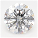 Lab Grown Diamond 2.29 Carats, Round with Ideal Cut, D Color, IF Clarity and Certified by IGI