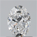 Natural Diamond 0.65 Carats, Oval with  Cut, D Color, VS1 Clarity and Certified by GIA