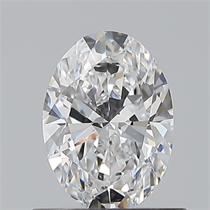 Picture of Natural Diamond 0.65 Carats, Oval with  Cut, D Color, VS1 Clarity and Certified by GIA