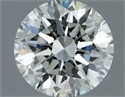 Natural Diamond 0.70 Carats, Round with Excellent Cut, H Color, VVS1 Clarity and Certified by IGI
