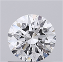 Diamante Natural 0.80 quilates, Redondo , Color E, claridad SI1 y certificado GIA