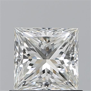 Picture of Natural Diamond 0.80 Carats, Princess with  Cut, I Color, VVS2 Clarity and Certified by GIA