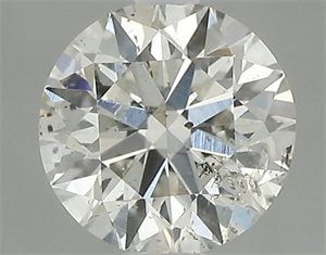 Picture of Natural Diamond 0.80 Carats, Round with Excellent Cut, I Color, SI2 Clarity and Certified by HRD