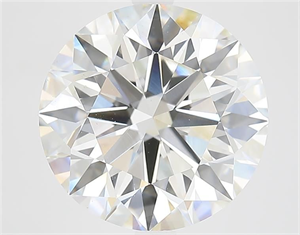 Picture of Lab Grown Diamond 6.22 Carats, Round with Ideal Cut, G Color, VS1 Clarity and Certified by IGI