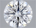 Del inventario de diamantes de laboratorio, 2.04 quilates, Redondo , Color F, claridad VVS1 y certificado IGI