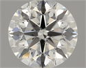 Natural Diamond 1.60 Carats, Round with Excellent Cut, J Color, SI1 Clarity and Certified by GIA