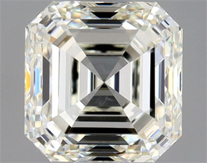 Picture of Natural Diamond 1.01 Carats, Asscher with  Cut, K Color, VS1 Clarity and Certified by GIA
