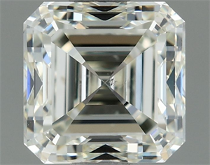 Picture of Natural Diamond 1.00 Carats, Asscher with  Cut, J Color, VS2 Clarity and Certified by IGI