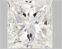 Natural Diamond 0.30 Carats, Princess with  Cut, F Color, SI1 Clarity and Certified by GIA