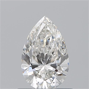 Picture of Natural Diamond 0.70 Carats, Pear with  Cut, H Color, VS2 Clarity and Certified by GIA