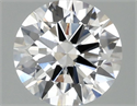 Lab Grown Diamond 1.53 Carats, Round with Ideal Cut, F Color, VVS2 Clarity and Certified by IGI