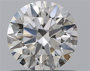 Picture of Natural Diamond 0.80 Carats, Round with Excellent Cut, H Color, SI2 Clarity and Certified by GIA