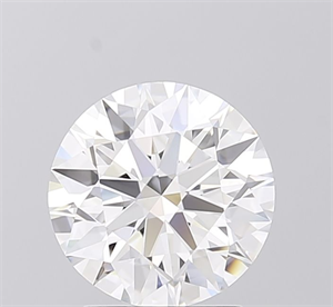 Picture of Lab Grown Diamond 2.07 Carats, Round with Ideal Cut, E Color, VVS1 Clarity and Certified by IGI
