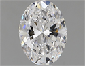 Natural Diamond 0.90 Carats, Oval with  Cut, D Color, VS1 Clarity and Certified by GIA