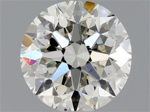 Picture of Natural Diamond 0.70 Carats, Round with Very Good Cut, K Color, SI1 Clarity and Certified by GIA