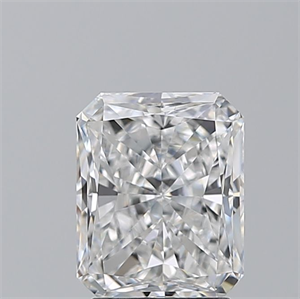 Picture of Natural Diamond 2.50 Carats, Radiant with  Cut, E Color, VS1 Clarity and Certified by GIA