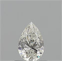 Natural Diamond 0.51 Carats, Pear with  Cut, H Color, VVS1 Clarity and Certified by GIA