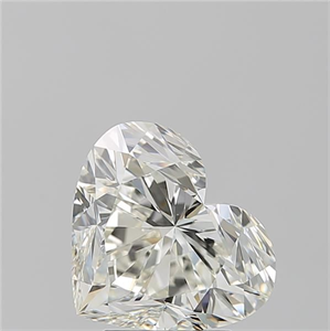 Picture of Natural Diamond 3.21 Carats, Heart with  Cut, K Color, VS1 Clarity and Certified by GIA