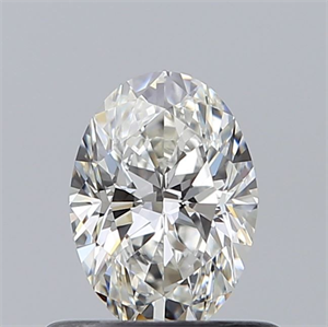 Picture of Natural Diamond 0.53 Carats, Oval with  Cut, G Color, VVS1 Clarity and Certified by GIA