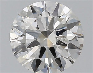 Picture of Natural Diamond 1.00 Carats, Round with Excellent Cut, G Color, SI2 Clarity and Certified by GIA