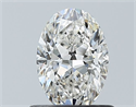 Diamante Natural 0.71 quilates, Ovalado , Color I, claridad VVS2 y certificado GIA