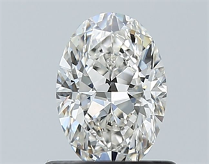 Foto Diamante Natural 0.71 quilates, Ovalado , Color I, claridad VVS2 y certificado GIA de