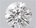 Diamante Natural 0.51 quilates, Redondo , Color F, claridad VS1 y certificado GIA