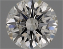 Natural Diamond 0.54 Carats, Round with Excellent Cut, I Color, SI1 Clarity and Certified by IGI