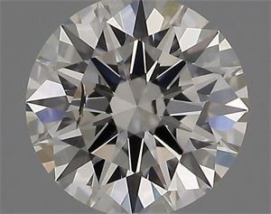 Picture of Natural Diamond 0.54 Carats, Round with Excellent Cut, I Color, SI1 Clarity and Certified by IGI