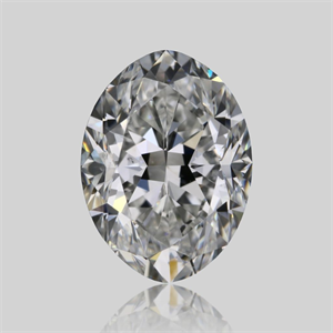 Picture of Natural Diamond 1.01 Carats, Oval with  Cut, F Color, SI2 Clarity and Certified by GIA